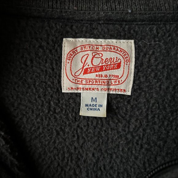 J CREW 1/4 Zip Sweater Grey Size M - Picture 6 of 7